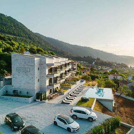 Aparthotel Toska Tower Chrisi Ammoudia Exterior foto