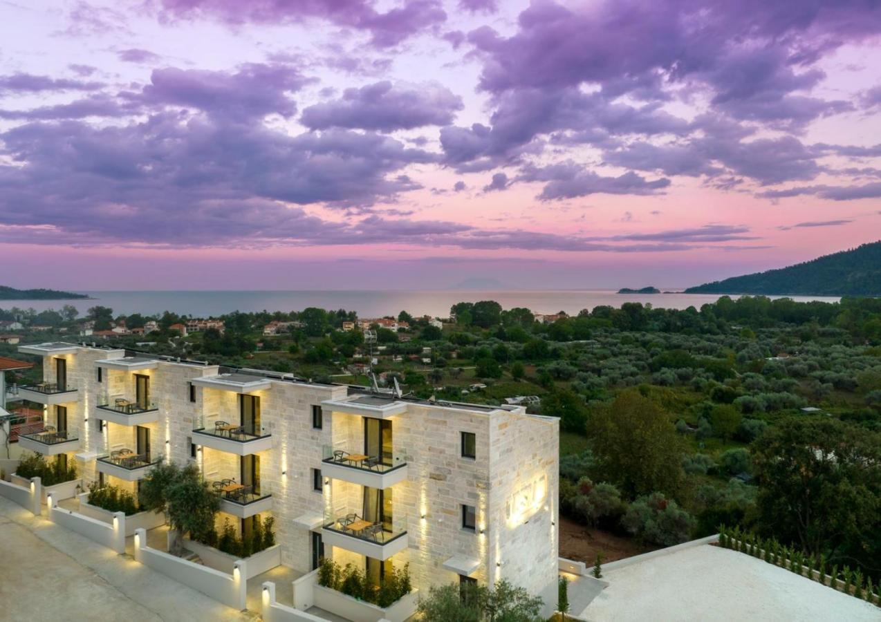 Aparthotel Toska Tower Chrisi Ammoudia Exterior foto