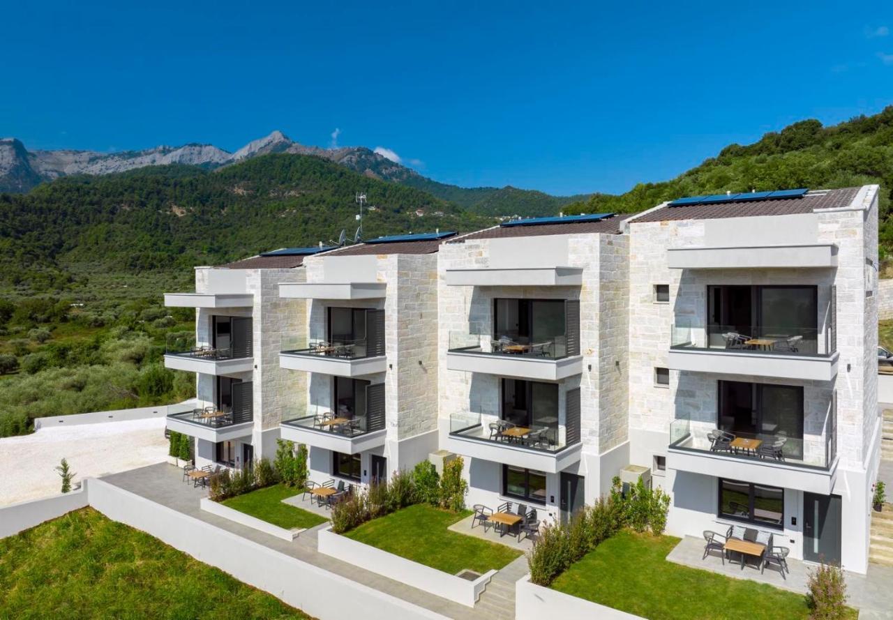 Aparthotel Toska Tower Chrisi Ammoudia Exterior foto
