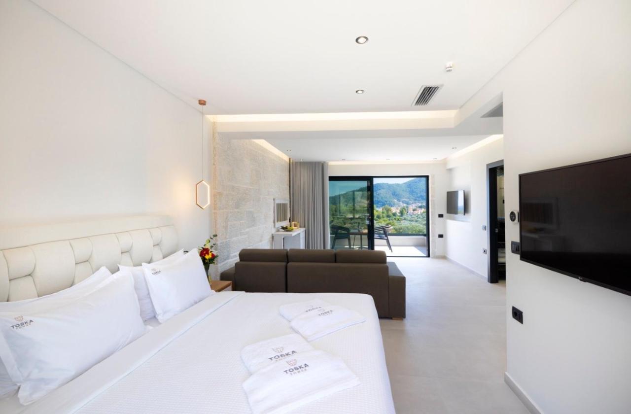 Aparthotel Toska Tower Chrisi Ammoudia Exterior foto
